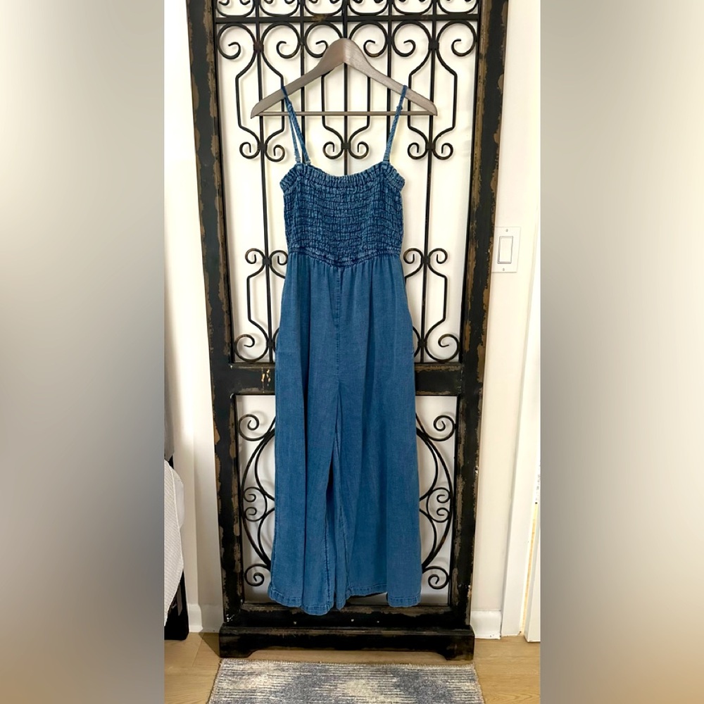 Pilcro Denim Blue Jumpsuit